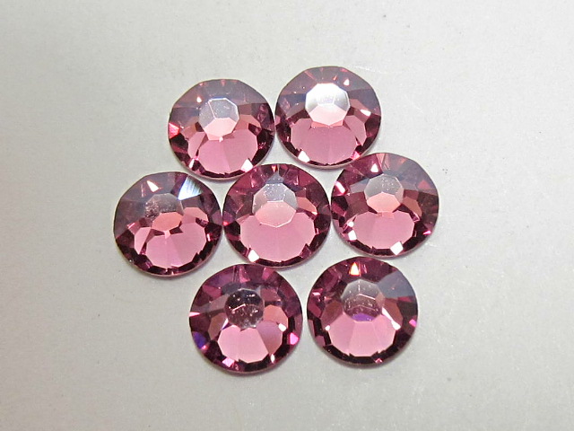 72 pcs. 20ss ROSE MYSTIQUE (maxima) FLATBACK PRECIOSA Rhinestones